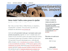 Tablet Screenshot of investimentoemimovel.com.br